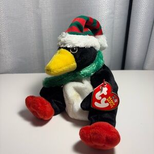 Ty Beanie Babies Toboggan the Holiday Penguin